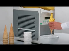 Soft Serve Machines-AMPTO Q1156 Soft Serve Frozen Dessert Dispenser, 1.5 Gallon Bowl