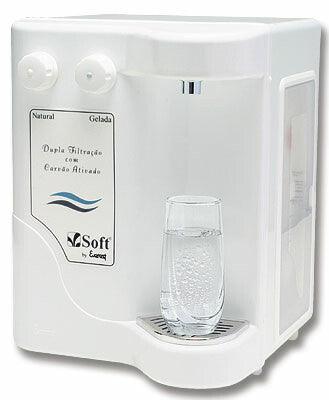 Water Dispenser Ampto Bottle-less Filtered Water Dispenser, 2.2 L Cold, Carbon Filter, 120V, SOF022