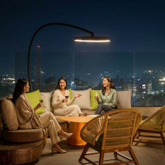 Electric Outdoor Heater-Bromic Heating Eclipse Smart-Heat® Freestanding Electric Outdoor Heater 2900W (BH0820001-1)
