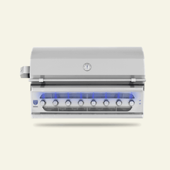 Built-In Gas Grills American Made Grills Muscle 54" Built-In Hybrid Grill, 160,000 BTU, Natural Gas or Propane, MUS54