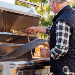 Freestanding Gas Grills American Made Grills Muscle 54" Freestanding Hybrid Grill, 160,000 BTU, Natural Gas or Propane, MUSFS54