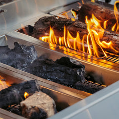 Built-In Gas Grills American Made Grills Muscle 36" Built-In Hybrid Grill, 100,000 BTU, Natural Gas or Propane, MUS36