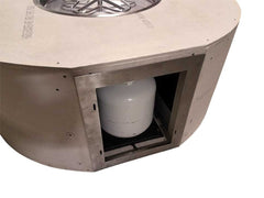 Fire Pits & Fire Tables HPC Fire Ready-to-Finish Small Tank Propane Fire Pit Kit, Hidden Tank Enclosure