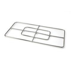 HPC Fire Rectangle Fire Ring Burner Kit, 12x6" to 48x24", 304 Stainless Steel