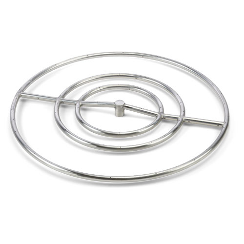 HPC Fire Round Fire Ring Burner Kit, 6" to 48", 304 Stainless Steel