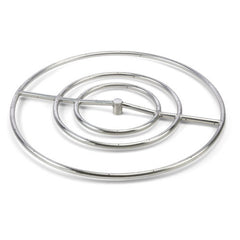 HPC Fire Round Fire Ring Burner Kit, 6" to 48", 304 Stainless Steel