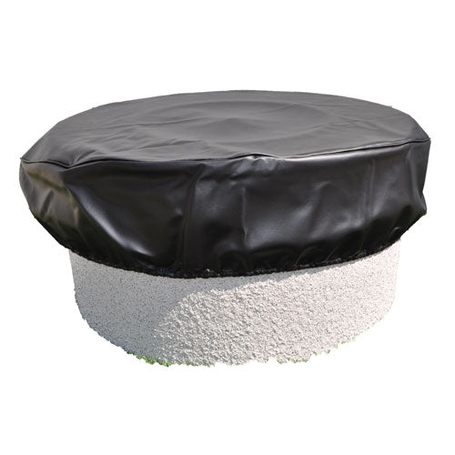 HPC Fire Black Vinyl Fire Pit Cover, Round, Square, Rectangle, Water Feature or TK Torch