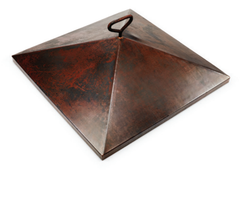HPC Fire Copper Fire Pit Covers for Mesa, Tempe, Sierra and Sedona Bowls