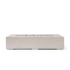 HPC Fire Sonoma 56" Lightweight Concrete Gas Fire Pit by Dekko