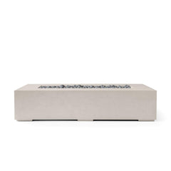 HPC Fire Sonoma 56" Lightweight Concrete Gas Fire Pit by Dekko