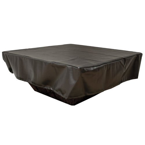 HPC Fire Black Vinyl Fire Pit Cover, Round, Square, Rectangle, Water Feature or TK Torch