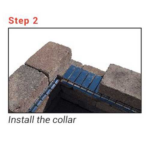 Fire Pits & Fire Tables HPC Fire Flex Form Stainless Installation Collar