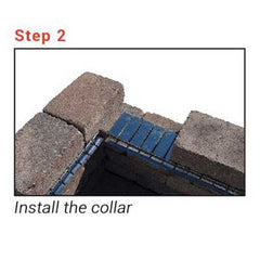 Fire Pits & Fire Tables HPC Fire Flex Form Stainless Installation Collar
