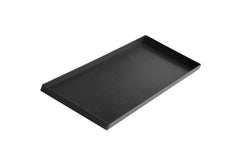 Pizza Pan Ampto Pizza al Taglio Tray, Black/Blue Steel, X-Cross, 30 x 20 to 60 x 40 cm